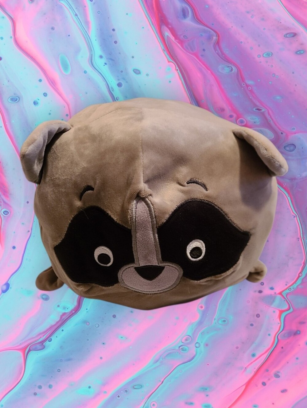 Bun Bun stacking plush racoon